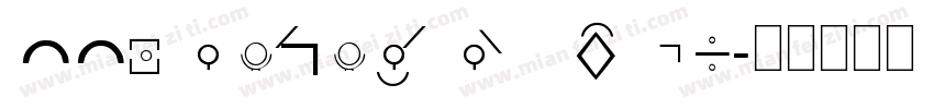 CCSignLanguage Bold字体转换